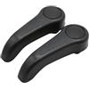 Wivplex 2 pezzi set leva di regolazione del sedile maniglia ricambio, for Renault, Clio tutte le serie 1998-2008 Mk2 Twingo Leva della maniglia di regolazione del seggiolino (Schwarz)