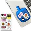 Work-Life Balance Corporation Touchpad Jiggler per computer portatile, non funziona su DeII, mantiene attivi i trackpad del computer portatile, non rilevabile, mouse jiggler senza fili, mover meccanico del mouse, 6 mesi con