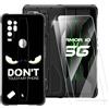 ESACMOT Custodia TPU Stampata + 2 Pellicole in Vetro Temperato Compatibili con Ulefone Armor 10 5G, Cover Artistica Slim Antigraffio Antishock, Protezione Totale