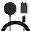 Gatatol Caricatore wireless magnetico Qi2 25 W, pad con cavo 1,5 m compatibile con Mag-Safe per iPhone 17e/Air/17/16/15/14/13/12, Air-Pods 4/3/2/Pro, serie Pixel 10 e altro, adattatore 30 W - Nero