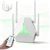 CACHIL Ripetitore WiFi 1167Mbps Doppia Banda 2.4G+5G, Amplificatore Segnale per Casa Ufficio, Elimina Zone Morte, Compatibile con Router