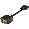 AISENS A113 - 0080 - Cavo sdoppiatore SVGA, HDB15/M-2 X HDB15/H, 20 cm, Colore: Nero