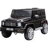 HOMCOM Macchina Elettrica per Bambini 3-8 Anni, 3-5km/h, con Telecomando, Cruscotto, Cintura, Musica e Fari LED, Nero | Aosom Italy
