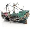 Dormstop Acquario Naufragio Decor Barca di Plastica Set Resina Nave Pesce Tank Ornamenti per Acquario Decor Accessori
