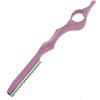 Ynr Professionali PARRUCCHIERI MODELLA CAPELLI SOTTILI strato Rasoio di taglio capelli pettine in acciaio - Rosa