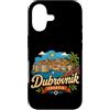 Croatia Souvenir Gift Custodia per iPhone 17 Regalo disegnato a mano del punto di riferimento del souvenir di viaggio di Dubrovnik Croazia