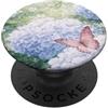 PopSockets - Impugnatura per telefono a forma di farfalla, colore: Prato morbido PopSockets PopGrip Adesivo