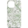 Floral Aesthetic Flower Botanical Gifts Custodia per iPhone 13 Pro Max Fiori floreali astratti verde salvia colibrì minimalista