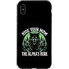 Alpha Wolf Sigma Moon Greek Alpha Wolf S Custodia per iPhone XS Max Nascondi tua moglie The Alpha is Here Wolf Maschio Werwolf Meme