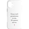 Gospel of Salvation Christian Faith Evan Custodia per iPhone 16 Plus Grace Isn't Permission to Sin It's Grace Not To - Evangelism