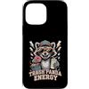 Funny Raccoon Lover Meme Humor Custodia per iPhone 13 Pro Max Trash Panda Energia Divertente Raccoon Ciambella Caffè