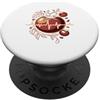Gardening Tomato Plant Gardener Gifts Tomato Heartbeat Vegetable Lover Daily PopSockets PopGrip Adesivo