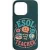 ESOL Globe And Grammar Custodia per iPhone 13 Pro ESOL Teacher Insegnante di lingue Educatore multilingue