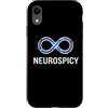 Neurodivergent Pride & Spectrum Aestheti Custodia per iPhone XR Neurospicy Infinity Loop | Autismo ADHD Umorismo - Glitch Art