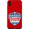 Massie 2028 Election Apparel Custodia per iPhone XS Max Massie 2028 Election