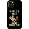 Land Surveying Equipment Custodia per iPhone 11 Pro Miglior geometra al mondo