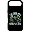 Alpha Wolf Sigma Moon Greek Alpha Wolf S Custodia per iPhone Air Nascondi tua moglie The Alpha is Here Wolf Maschio Werwolf Meme
