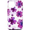 Floral Aesthetic Flower Botanical Gifts Custodia per iPhone 12/12 Pro Fiori Viola Lavanda Fiori Floreali Lilla