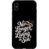 Citazioni di umorismo religioso Custodia per iPhone XS Max No Longer Living In Sin Matrimonio Sposi -