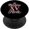 Mis Quince Nicole Tees Mis Quince Nicole 15 Quinceanera Messicano Compleanno XV Festa PopSockets PopGrip Adesivo