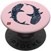 Ocean Art Giappone Astetica Walhaie con Tradizionale Kanji Giapponese PopSockets PopGrip Adesivo