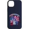 Red White and Blueberries Patriotic Summ Custodia per iPhone 14 Plus Gioco di parole patriottico rosso bianco e mirtilli