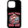 Mens Womens Boys Girls Mushroom Lover Gr Custodia per iPhone 16 Pro Regalo per gli amanti dei funghi trippy, per uomini, donne, bambini, ragazze