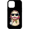 Vintage Retro Knitting Cute Lover Women Custodia per iPhone 12 Pro Max Alpaka Llama Granny Square Crochet Yarn Crochet Lover