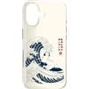 Negozio di Estetica Vintage Retrò Anime Custodia per iPhone 17 Surf Giapponese Sulle Onde Cat Fuji Sea Neko Surf