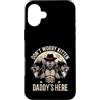Alpha Wolf Don't Worry Kitten Custodia per iPhone 16 Plus Non preoccuparti, Kitten Daddy è qui, meme maschile Alpha Wolf