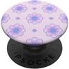 Floral Aesthetic Flower Botanical Gifts Carino Viola Lilla Minimal Viola Modello Acquerello PopSockets PopGrip Adesivo
