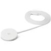 Amazon Basics - Base Ricarica Wireless Certificato Qi 2.2 25W, Compatibile MagSafe iPhone 17/16/15/14/13/12, Compatibile Attacco Magnetico Smartphone Android, Google, Bianco (Adattatore Non Incluso)