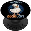 Duck Breeds Waterfowl Animal Cute Ducks Mi piacciono davvero le anatre Ok Waterfowl Animal Crested Duck PopSockets PopGrip Adesivo
