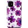 Floral Aesthetic Flower Botanical Gifts Custodia per iPhone 11 Fiori Viola Lavanda Fiori Floreali Lilla