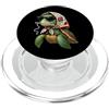 Vintage Retro Knitting Cute Lover Women Sea Turtle Ocean Granny Square Crochet Yarn Crochet Lover PopSockets PopGrip per MagSafe