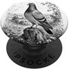 Artistic Wilderness Colomba orgogliosa disegnata in natura PopSockets PopGrip Adesivo