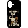 Land Surveying Equipment Custodia per iPhone 17 Miglior geometra al mondo