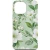 Floral Aesthetic Flower Botanical Gifts Custodia per iPhone 13 Pro Max Motivo floreale con fiori verdi salvia