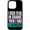 Funny Family & Parenting Humor Designs Custodia per iPhone 15 Pro Max Ho usato per essere al comando, poi ho avuto un nipote divertente