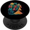 Kattie Kattie Riviera Maya Souvenir Messico Spiaggia Viaggio Icone Retro PopSockets PopGrip Adesivo