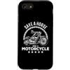 Save Horse Ride Motorcycle Chopper Biker Custodia per iPhone SE (2020) / 7/8 Salvare un cavallo Ride a Motorcycle Club Divertente Biker