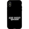 Side Quest Specialist Gamer Gift Custodia per iPhone X/XS Amante dei videogiochi Umorismo di gioco Divertente Specialista delle missioni