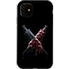 Paint Dripping Patriotic 4th of July US Custodia per iPhone 11 Phlebotomist Farmacia Tech Bandiera americana USA Drip Graffiti