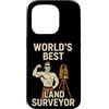 Land Surveying Equipment Custodia per iPhone 15 Pro Miglior geometra al mondo