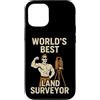 Land Surveying Equipment Custodia per iPhone 12/12 Pro Miglior geometra al mondo