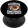 Bassotto Emotional Support Noodle Frase bassotto emotional support noodle simpatica PopSockets PopGrip Adesivo