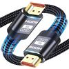 ATETEO Cavo HDMI 2.1 10K 8K, cavo ultra HD da 6 m, cavo ad alta velocità 48 Gbps, cavi HDMI (8K a 60 Hz, 7680 x 4320, 4K a 120 Hz), supporta HDR dinamico, eARC, Dolby Atmos e altro ancora