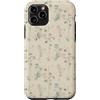 Floral Aesthetic Flower Botanical Gifts Custodia per iPhone 11 Pro Fiori di campo vintage lilla fiori floreali