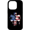Paint Dripping Patriotic 4th of July US Custodia per iPhone 14 Pro Paramedico EMT Primo soccorritore SME Bandiera Americana USA Drip