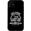 Save Horse Ride Motorcycle Chopper Biker Custodia per iPhone 11 Salvare un cavallo Ride a Motorcycle Club Divertente Biker